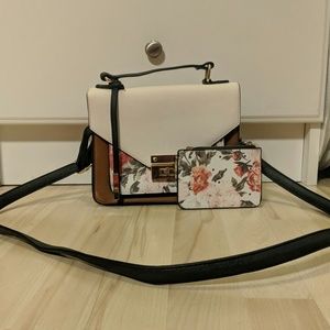 Crossbody floral purse